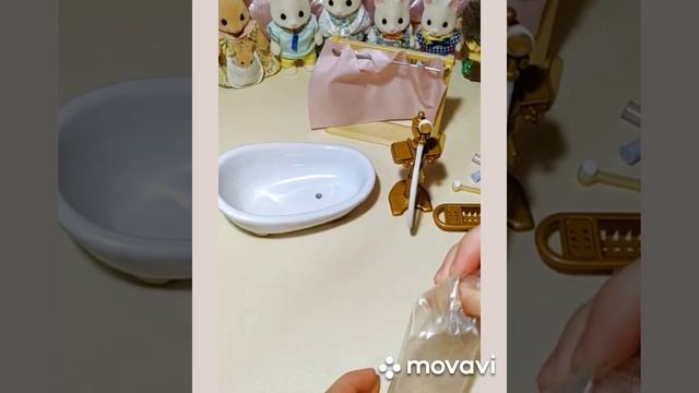 Sylvanian families (Сильваниан фэмилис). Обзор ванная комната, мини. смотреть онлайн