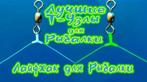 Топ 2 самых популярных Т образных рыболовных узла для вертлюгов Как привязать двойной поводок