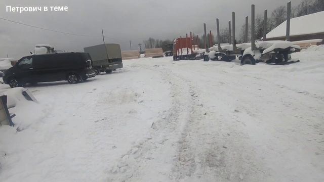 КамАЗ лесовоз, серьга кончилась