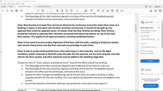 Revit Exercise 4 Notes regarding the Slab on Grade Floor system смотреть онлайн