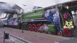 Поезд Деда Мороза в Красноярске | Железная дорога | РЖД