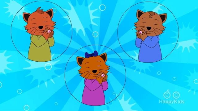 Three Little Kittens | Nursery Rhymes | Happy Kids | MollyShow смотреть онлайн