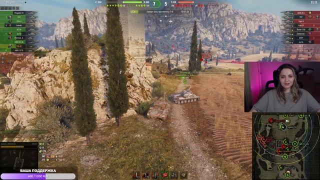 Мир Танков | Влюбляемся и раздаем любовь. На пути к T110E3 | #55 смотреть онлайн