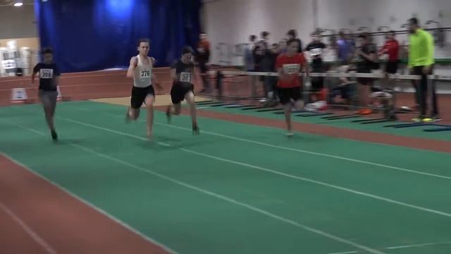 Спринт 60 метров юноши 16-17 лет - 14 забег - 24-28 января 2019 Калуга смотреть онлайн