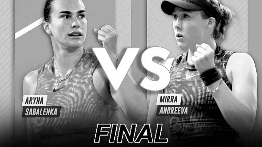 Арина Соболенко - Мирра Андреева Финал  WTA. Индиан-Уэллс. Хард  Прямая Трансляция