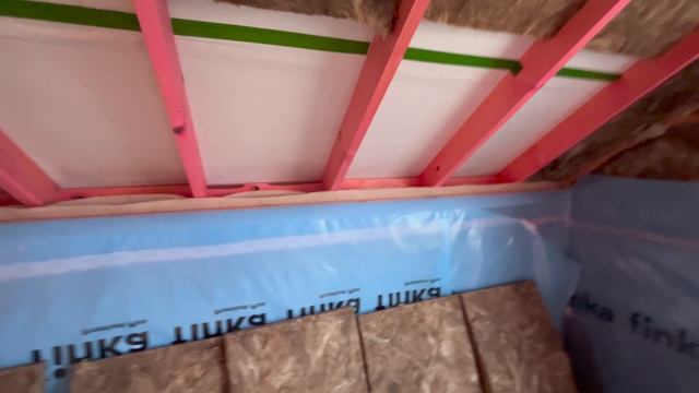 Первый выезд на стройку после нового года , устраняю собственные  ошибки , допущенные при укладке