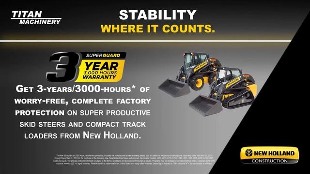 Great New Holland Skid Steer deals through December смотреть онлайн