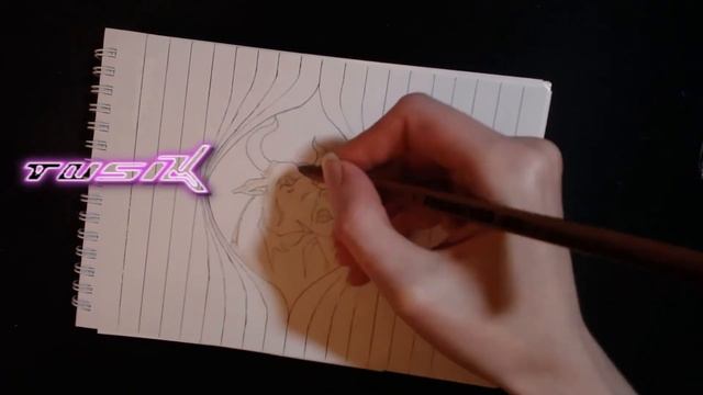 Легкие 3D рисунки (бык) смотреть онлайн