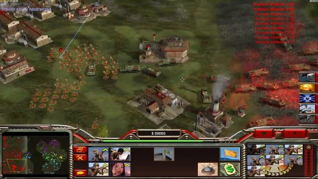 CHINA Infantry vs. 5 CHINA Infantry - Command & Conquer Generals Zero Hour - 1 vs 5 HARD Gameplay смотреть онлайн