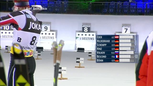 Biathlon World Team Challenge auf Schalke. Wolkow gewinnt Shootout, Böhm wird Fünfter смотреть онлайн