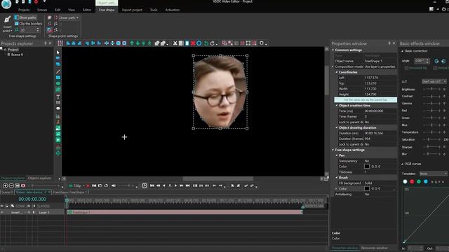 How to apply masking in VSDC Pro (motion tracked mask tutorial) смотреть онлайн