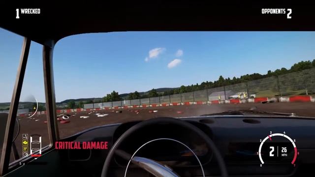 Wreckfest '59 Cadillac Fairfield Mudpit 8 car heat смотреть онлайн