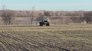 Первый выезд на подкормку озимой пшеницы!