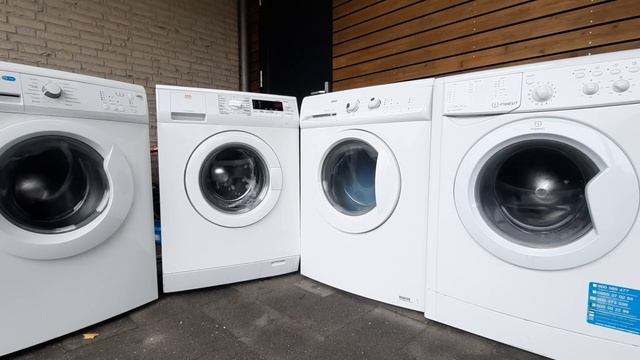 Spin race #1! - Zanussi ZWF61400W and ZWF5140W, AEG L64840l and Indesit IWC51451 (200 subs special) смотреть онлайн