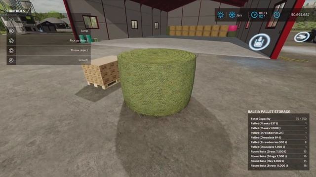 Bale and Pallet Storage / FS22 mod for all platforms смотреть онлайн