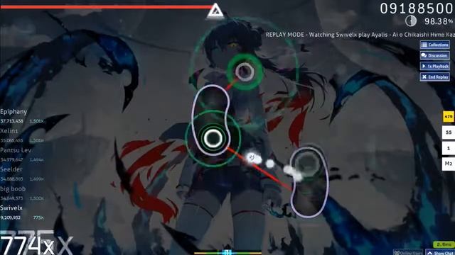 osu! - Ai o Chikaishi Hime Kazari (Ayalis) смотреть онлайн