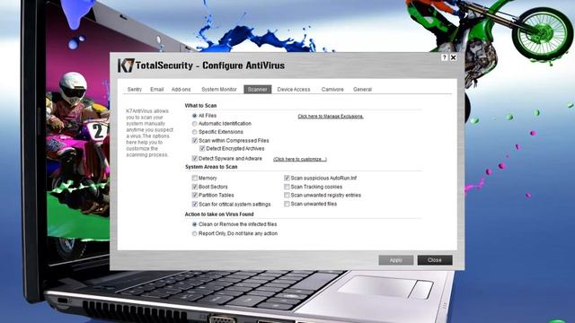 K7 TotalSecurity 13.1.0186 смотреть онлайн