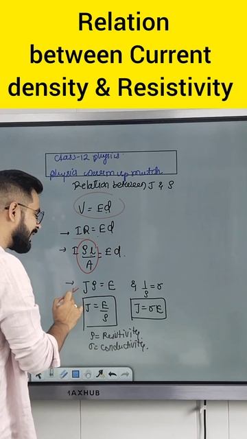 Relation between Current Density & Resistivity |class 12 physics |warmup match with physics |ssp si смотреть онлайн