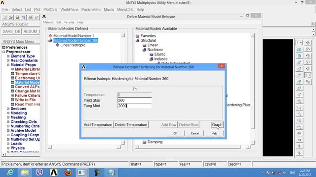 Free Ansys Training Courses Slab column adding Material ANSYS 14 0 part смотреть онлайн