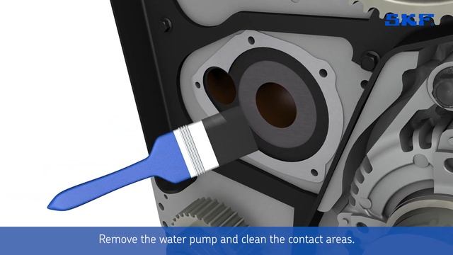 Как заменить ремень ГРМ SKF и водяной насос VKMC 06134-1 для Dacia , Nissan, Renault. смотреть онлайн