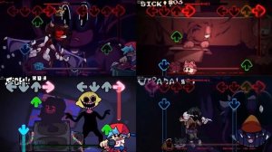 FNF - Marios Madness V2 / All Stars - Comparison / Original vs Covers