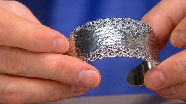 Or Paz Lace Cuff Bracelet, Sterling Silver on QVC смотреть онлайн