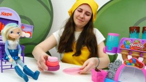 День рождения Аленки — куклы Сказочный Патруль готовят торт! Игры в готовку из Плей До