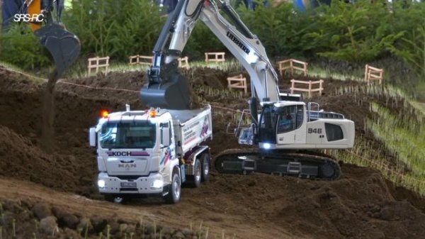 Красивое видео грузовиков в масштабе 1.14