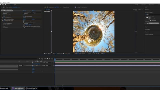 Reframe Tiny Planet in After Effects Tutorial, Native Effects, 360 videos and photos смотреть онлайн