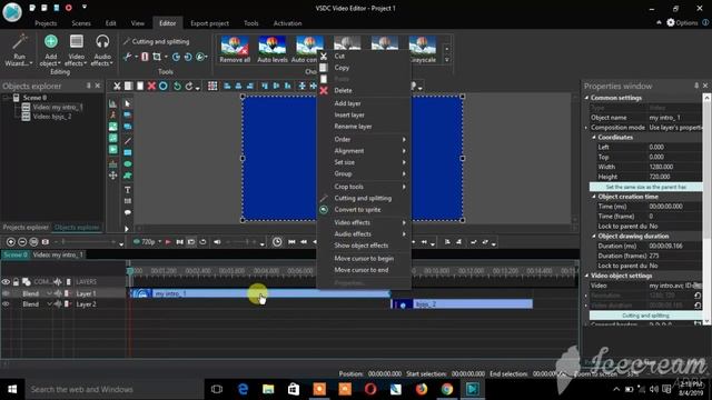 How To Add Small Video Edit Video By Using VSDC- Video Editing Bangla Tutorial
