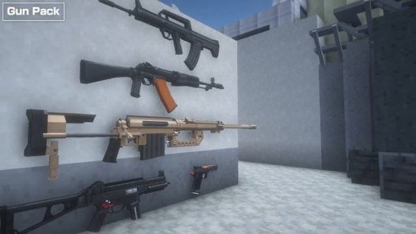 【マイクラMOD】銃MODであるTACZeroを紹介【1.20.1-1.18.2】