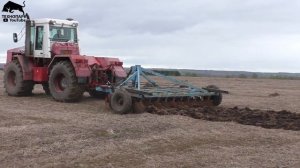 Первый выезд в поле трактора Кировца К-744