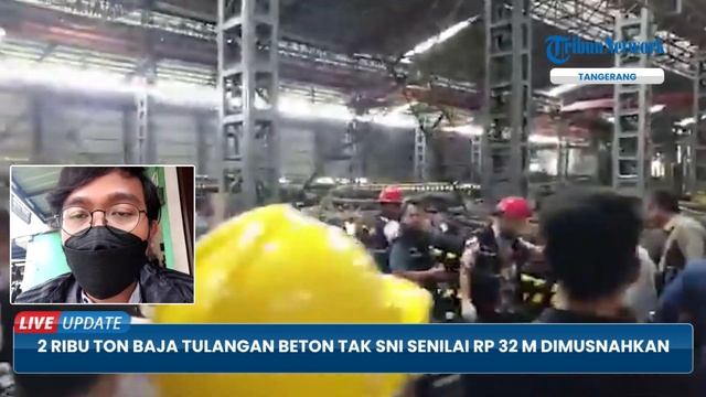 Kemendagri Musnahkan 2 Ribu Ton Baja Tulangan Beton Senilai Rp 32,2 Miliar, Produk Tak Penuhi SNI смотреть онлайн