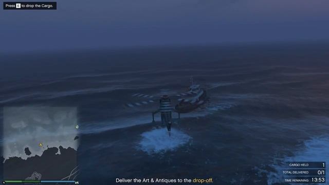 GTA V Online - Selling hangar crates with a Skylift смотреть онлайн