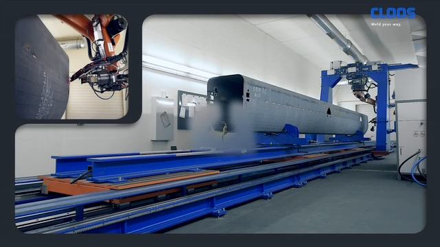 Система лазерно-гибридной сварки фирмы CLOOS (Германия) для сварки телескопических стрел автокранов