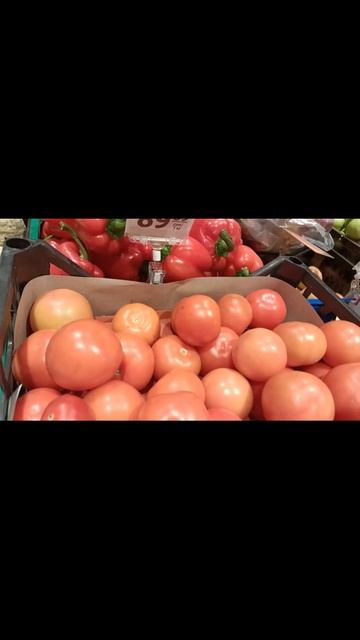 Цена перец сладкий красный и томаты тепличные в АТБ #перец #томаты смотреть онлайн