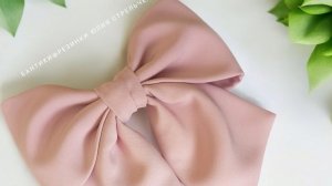Бант из ткани (габардин)