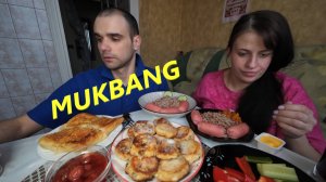 МУКБАНГ САРДЕЛЬКИ / ГРЕЧКА / СЫРНИКИ / САМСА / ОВОЩИ / ОБЖОР / EATING MUKBANG ASMR АСМР