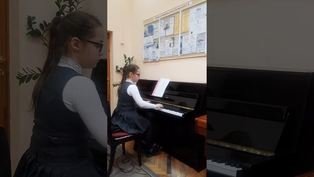 Теслюк Варвара, 10 лет, М. Клементи. Сонатина Фа мажор. смотреть онлайн