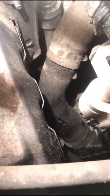 Порванный патрубок Ford Kuga. смотреть онлайн