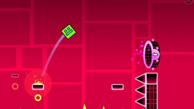 Почти прошёл 2 уровень в Geometry dash смотреть онлайн