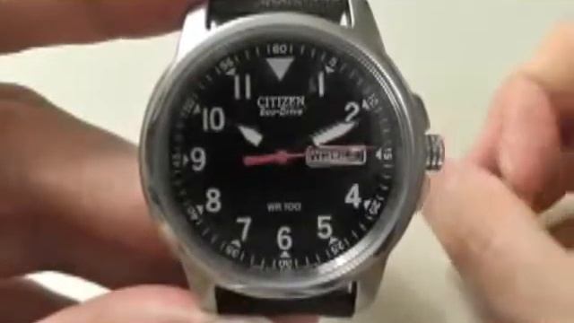 Citizen Mens BM8180 03E Eco Drive Canvas Strap Watch Review