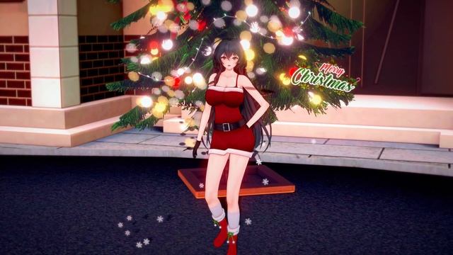 #shorts [Azur lane MMD/4K]｜Taihō, Taihou Santa outfits christmas ver. ｜Race queen｜Good-night kiss смотреть онлайн