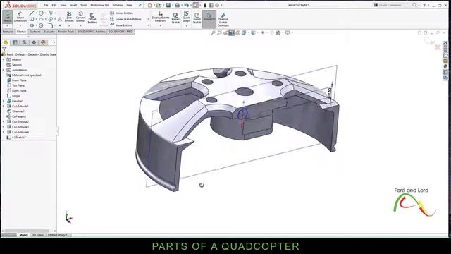 Solidworks Brushless DC Motor Rotor Chapter 6 2 смотреть онлайн