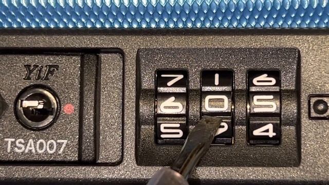 How to decode a Swissbags Trolley lock (English) смотреть онлайн