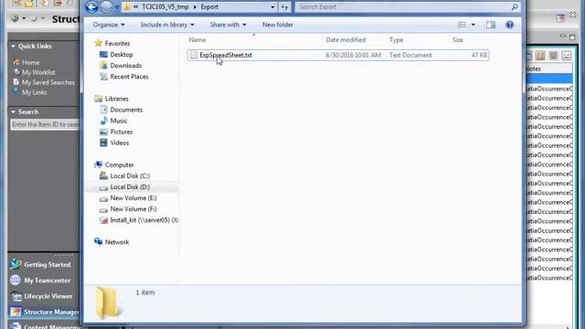 Teamcenter Integration for CATIA - Export смотреть онлайн