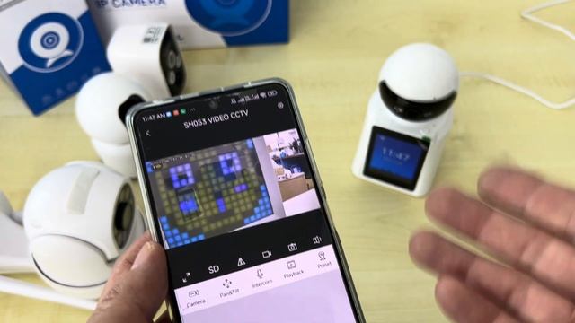 (Bahasa) SriHome SH053 Video CCTV WiFi IP Camera build-in LCD Screen смотреть онлайн