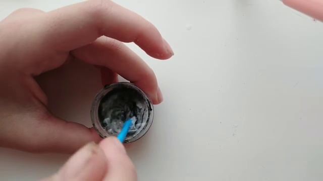 Делаем слайм из чёрной маски плёнки /🐥Настюха 🐥