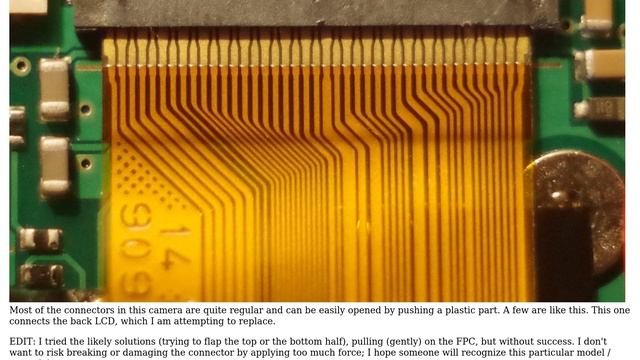 How do I open this FPC connector? смотреть онлайн