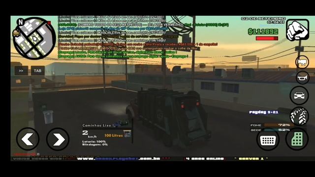 TRABALHANDO DE LIXEIRO NO GTA SAMP BRASIL PLAY SHOX смотреть онлайн